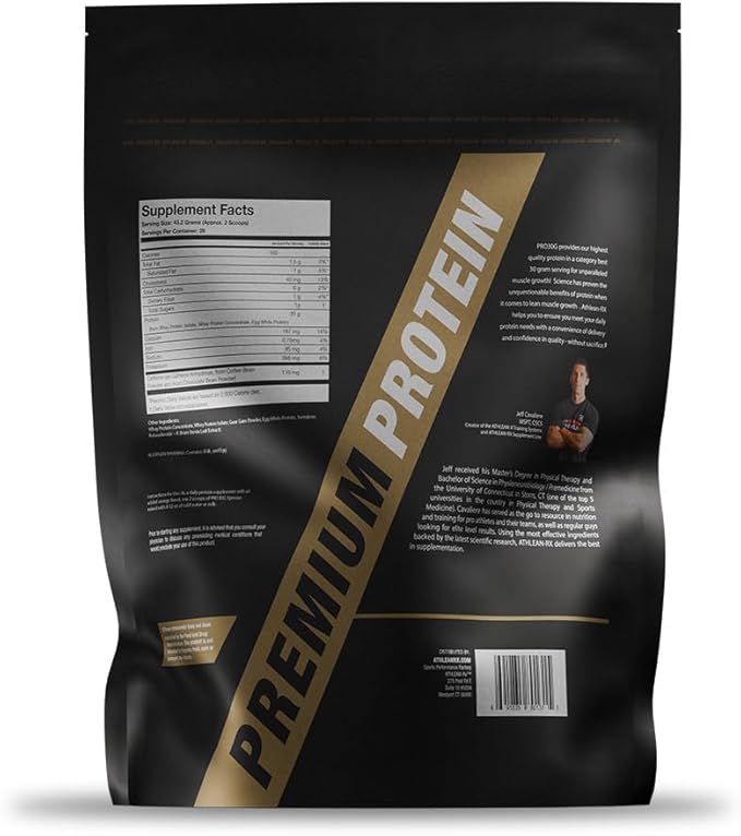 ATHLEAN-X PRO-30G Xpresso Premium Caffeinated Protein Powder Caramel Macchiato Gluten-Free Low Sugar 30g of High Protein Powder for Muscle Recovery &amp Growth NSF Certified for Sports