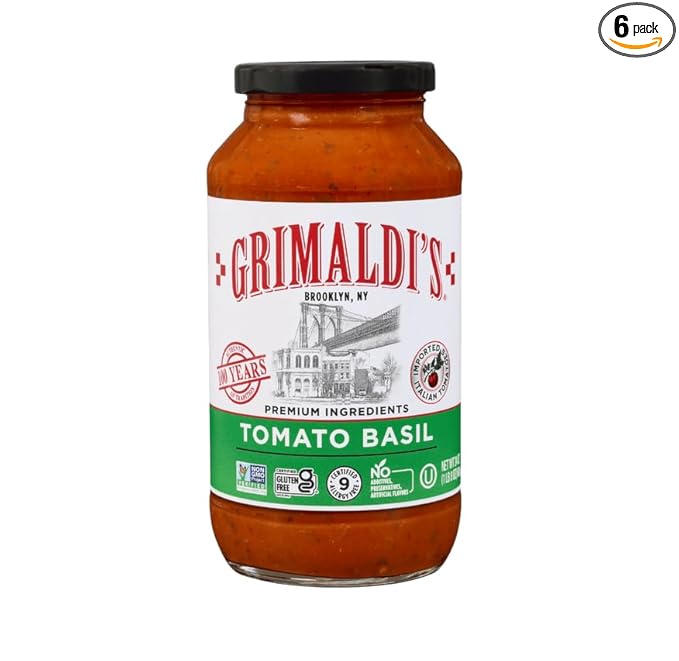 Grimaldis Tomato Basil Sauce 24 oz (Pack of 6)