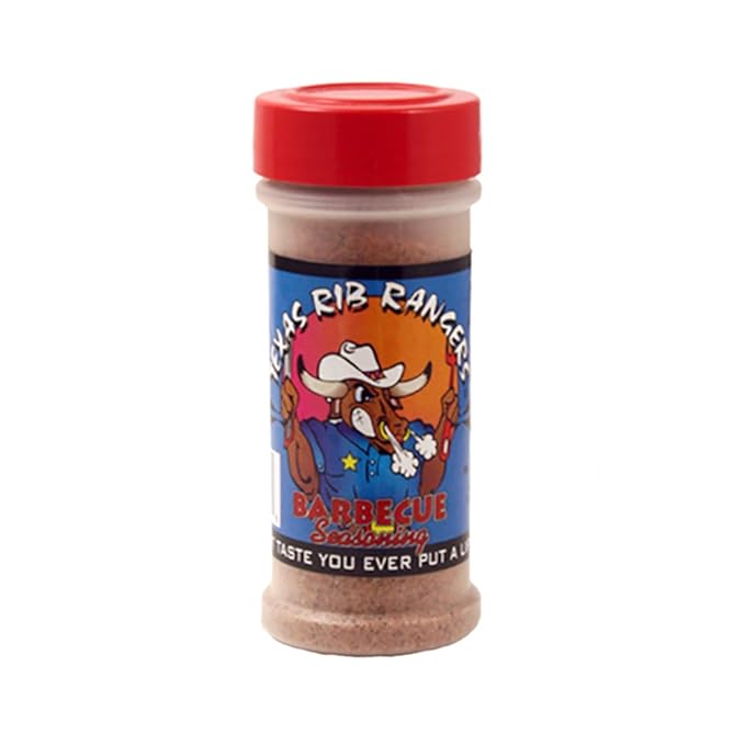 RetailSource Texas Rib Rangers Barbecue Seasoning 14 Ounce 12 Count