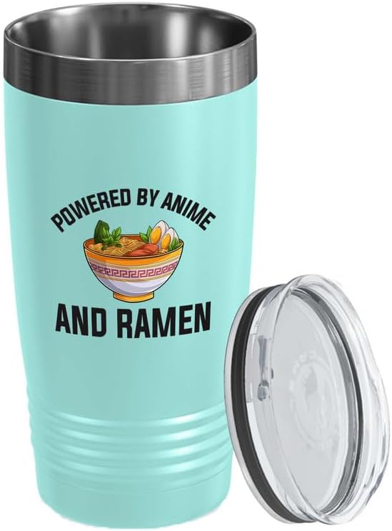 Ramen Lover Purple Edition Tumbler 20oz - Powered by anime - Food Lovers chicken pumpkin vegan pantry spicy noodles