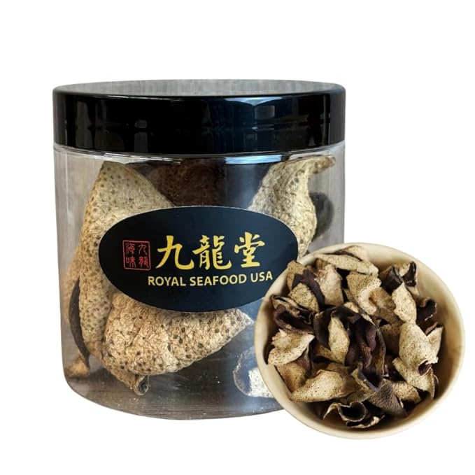 Royal Seafood USA Dried Xinhui tangerine peel Dried Chinese orange peel tea 1oz 九龍堂 2005 梅江大红皮 陈皮干 老陈皮 泡茶 口感浓醇