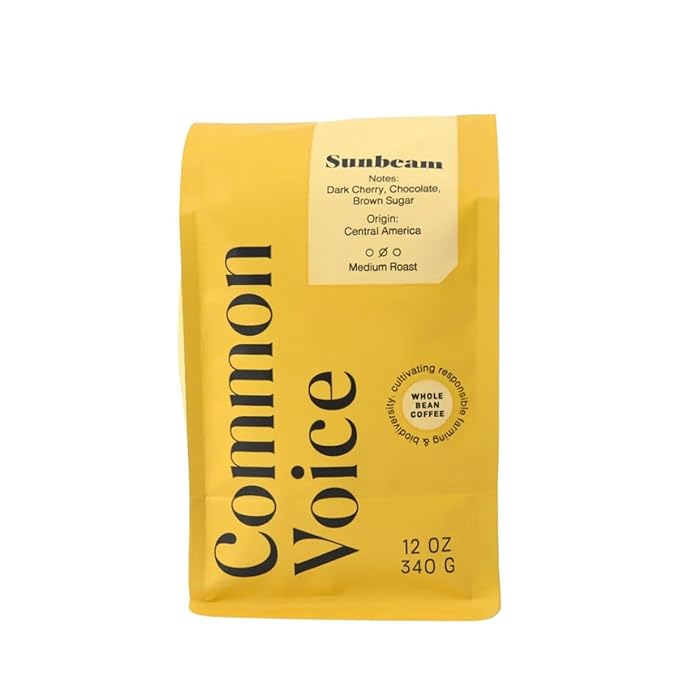 Sunbeam Common Voice Coffee - Roasted by 8th &amp Roast Coffee Co. - Whole Bean Coffee - 2 Pound Bag