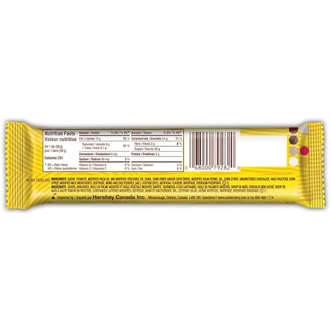 Oh Henry! Full Size Chocolatey Candy Bars 2.05 oz/58g each (12 bars)