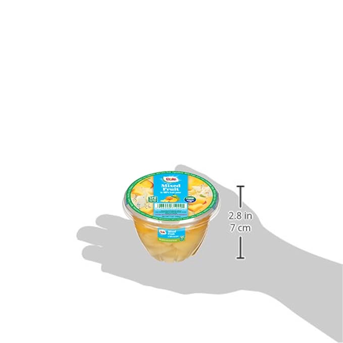 Dole Fruit Bowls Mixed Fruit in 100% Juice Snacks 7oz 12 Total Cups Gluten &amp Dairy Free Bulk Lunch Snacks for Kids &amp Adults