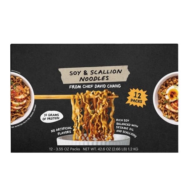 Soy &amp Scallion Noodles These Our noodles come with a rich sauce made from soy sauce and sesame oil. It creates the perfect balance of salty sweet and savory flavors. The included scallion packe