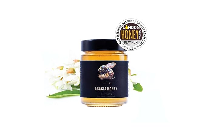 Global Award-Winning 100% Raw Mountain Acacia Honey USDA grade A+ 97 Points.