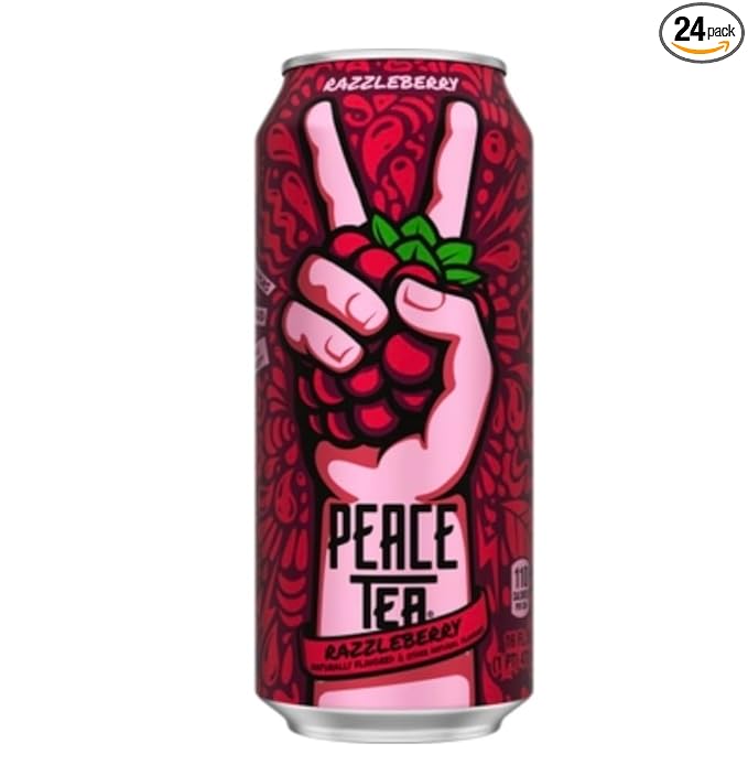 Peace Tea 16 Fluid Ounces 24 Count (Razzleberry)