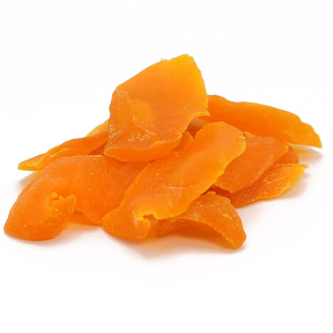C.J. Dannemiller Dried Mango Bulk 44 LB Case Sliced Delicious Dried Fruit for Snacking Trail Mix