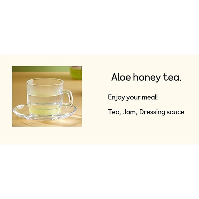 [Aloe Farm] Aloe Honey Tea Refreshing Herbal Caffeine Free Healthy Aloe Vera Tea (17.64 fl oz/500g)