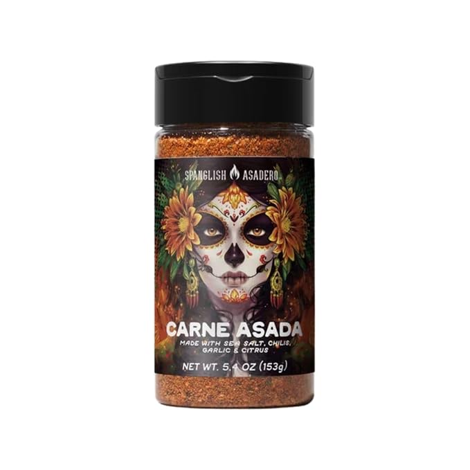 Spanglish Asadero Carne Asada Seasoning 5.4oz (Pack of 2)