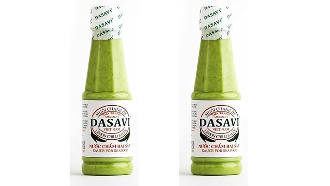 2 Packs - Lemon Green Chili Sauce - Sot Muoi Chanh Ot Xanh - 9.2 Oz