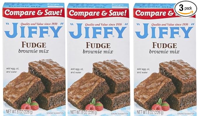 Pack Of 3 Fudge Brownie Mix 8 oz.