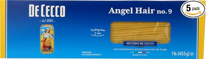 De Cecco Pasta Angel Hair 16 Ounce (Pack of 5) by De Cecco