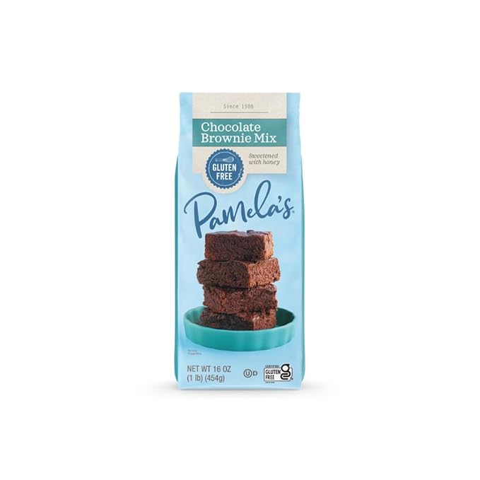 Pamela's Chocolate &amp Brownie Mix Kosher Gluten Free 16 Ounce (Pack of 6)