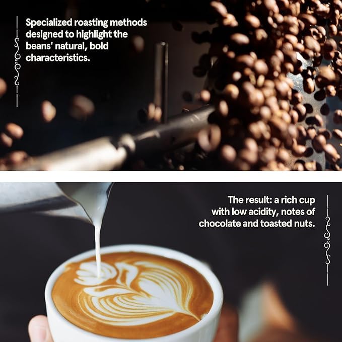 BROOKLYN COFFEE Whole Bean Classic Medium Roast (5lb) Balanced Smooth Mellow - Fresh Bulk Coffee Beans Roasted Weekly in NYC