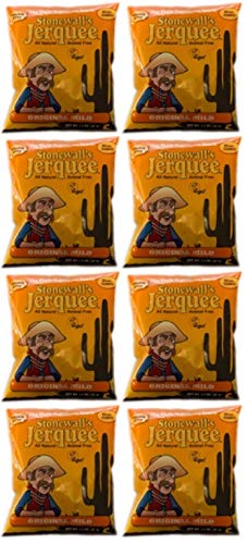 Stonewall Jerquee Original Mild Vegan / Vegetarian Jerky 1.5 Ounce (8 Pack)