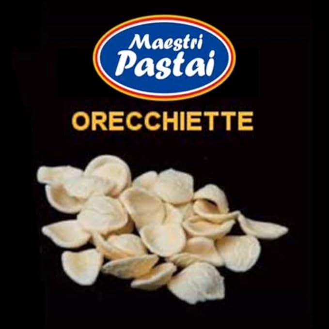 Maestri Pastai Gourmet Orecchiette Italian Pasta Shells Little Ears Pasta (Special Series 42) Premium Quality Imported from Mercato San Severino Italy 17.66 oz (1.1 lbs) (Pack of 3)
