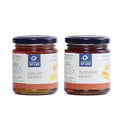 Essence of Life Ginger Honey &amp Turmeric Honey ( Both 250 Grams ) - Made with Natural Organic Ingredients
