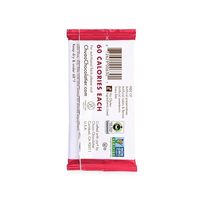 Chuao Chocolatier Spicy Maya Dark Chocolate Bars | Gourmet Cinnamon Cayenne Artisan No Preservatives | 24 Pack (0.39 oz each)