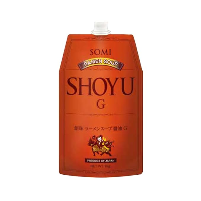 Japanese Shoyu G Ramen Soup Stock Base - 2.2 lbs (1 kg) - for Ramen Broth Hot-Pot Base Fried Rice Stir Fry Professional Grade Umami Stock