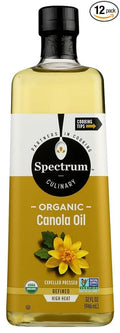 Spectrum Culinary Organic Canola Oil Refined 32 oz (Pack of 12)