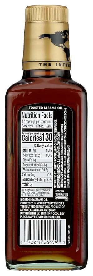 International Toasted Sesame Oil 12x 8.45Oz
