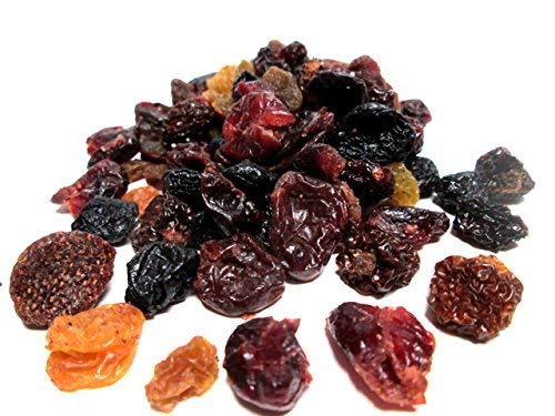 Premium Mixed Dried Berries 3 LB (Blueberry Cherry Cranberry Currant Golden Raisin)
