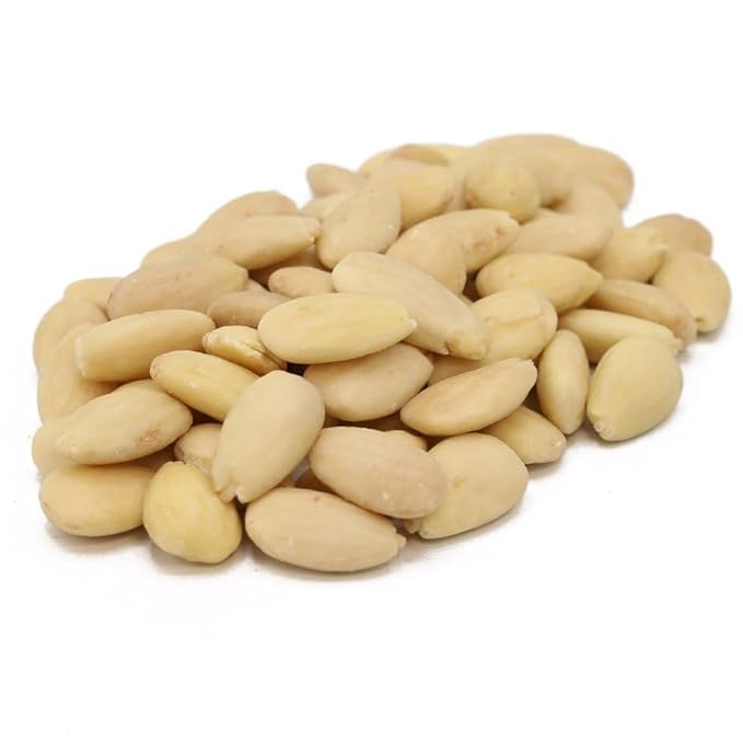 C.J. Dannemiller Blanched Almonds Bulk 10 LB Box Whole RAW Almonds Perfect for Baking and Cooking
