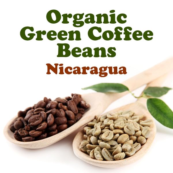 Food to Live Organic Nicaragua Arabica Green Coffee Beans 5 Pounds – Whole Unroasted Washed Bean. Fresh Crop. No-GMO Vegan Bulk