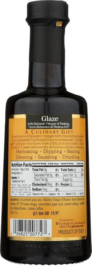 Gia Russa Balsamic Glaze case pack 12