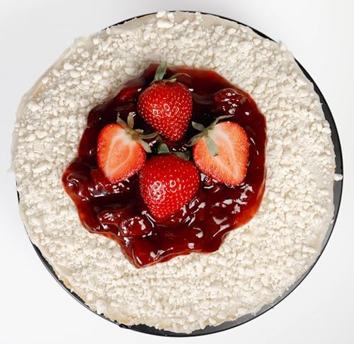 ANDY ANAND CHOCOLATIER Sugar Free White Chocolate Cake Topped With Strawberry Enjoy The Amazing Taste of a Classic Cake Diabetic Friendly Amazingly Delicious Guilt-Free Dessert For Celebrations (2