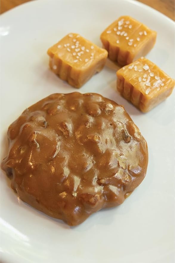 Aunt Sally's Creamy Salted Caramel Pralines – 16 count box- New Orleans Most Famous Praline- Handmade Pecan Candy