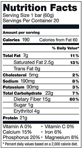 Bulk Pack Protein Bars (Kirkland Signature Chocolate Chip Cookie Dough 20-Pack)