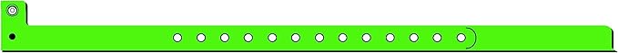 1/2 PLASTIC WRISTBAND-GLOWGREEN Glow Green