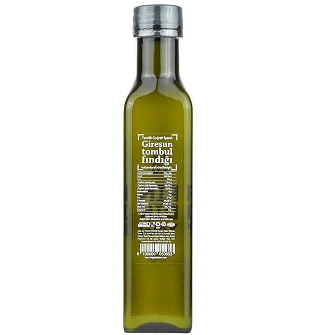 Natural Giresun Plump Hazelnut Oil 100% Cold Pressed Organic Additive-Free Authentic Turkish Product (GİRESUN FINDIK YAĞI) 1000 ml / 338 fl oz