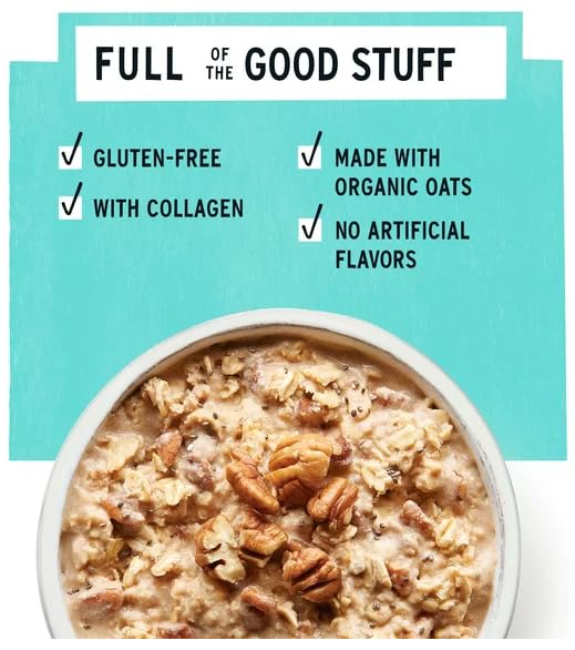 Purely Elizabeth Organic Oats Instant Oatmeal 1.76 oz Cup + King Combos QR Code Mixed pack with (Seasonal (Vanilla (12 count))