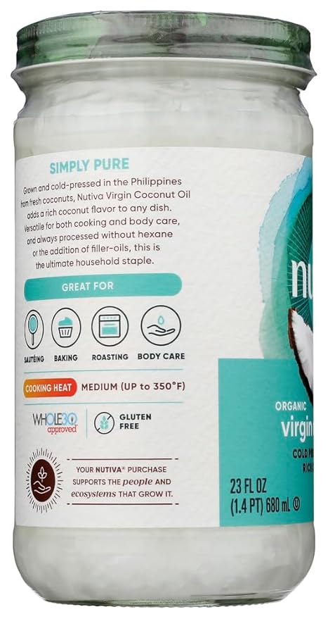 Nutiva Oil Coconut Vrgn Org