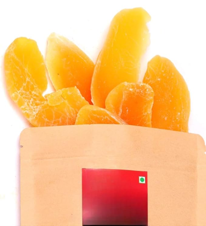 Generic Dry Fruits Dried Alphonso Slice without Sugar No Artificial Colour Precervative Free Rich in Vitamins &amp Minirals Antioxidants - 200 G