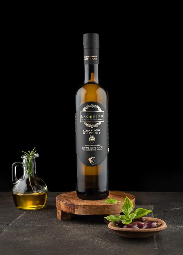 Laconiko Ultra Premium Extra Virgin Olive Oil | NEW 2025/2026 HARVEST | TOP RANKED GREEK OLIVE OIL IN WORLD | 2025 BEST IN GREECE AWARD | 2025 NYIOOC GOLD MEDAL AWARD | MADE IN GREECE | GMO FREE CERTI