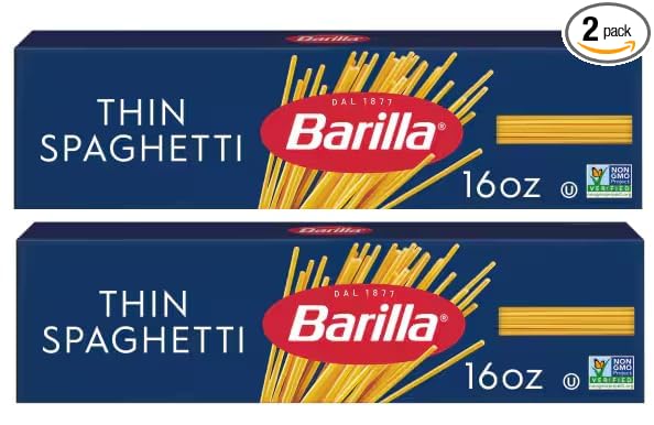 Generic Pack Of 2 Thin Spaghetti Pasta 16 oz