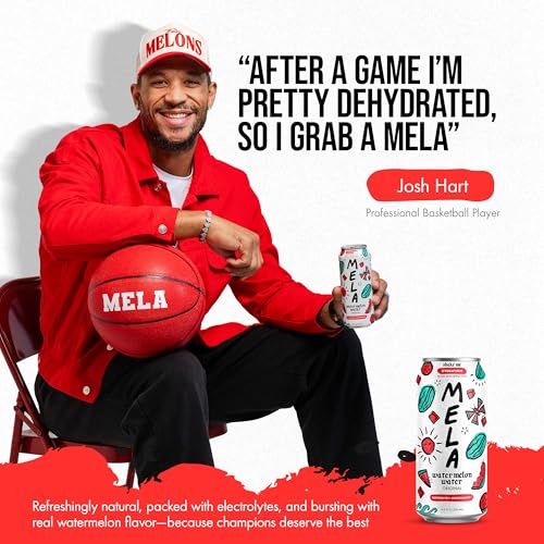 Mela Watermelon Water - Watermelon Juice 100 Percent Natural Fruit Juice with Vitamin C Electrolytes Antioxidants - Coconut Water Alternative Gluten-Free (Variety 11.15 fl oz 12-pack)