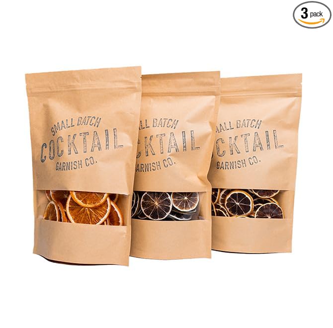 3-Pack Dehydrated Orange Lemon Lime 9oz total 125+ slices Dried in the USA