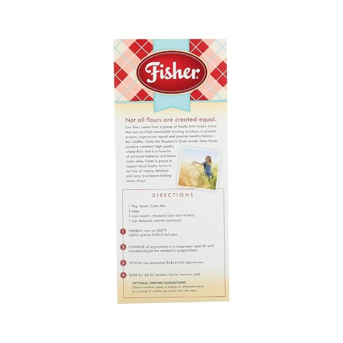 Fisher Cake Mix Variety Pack 2 Apple 2 Pumpkin Cake Variety Pack