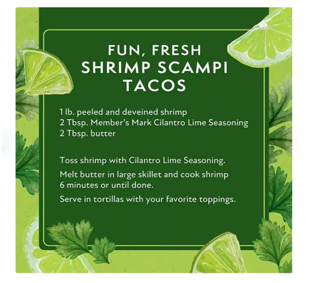 Cilantro Lime Seasoning Blend 4 Bottles Pack