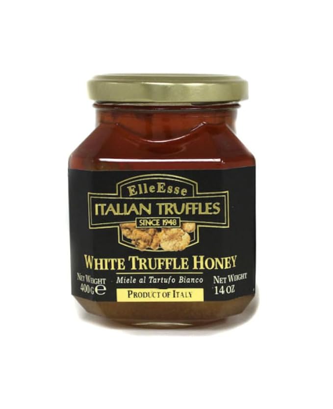 Elle Esse Honey Truffle - 14 Oz Gourmet Truffle Infused Honey Perfect for Cheese Trays and Wine Pairings