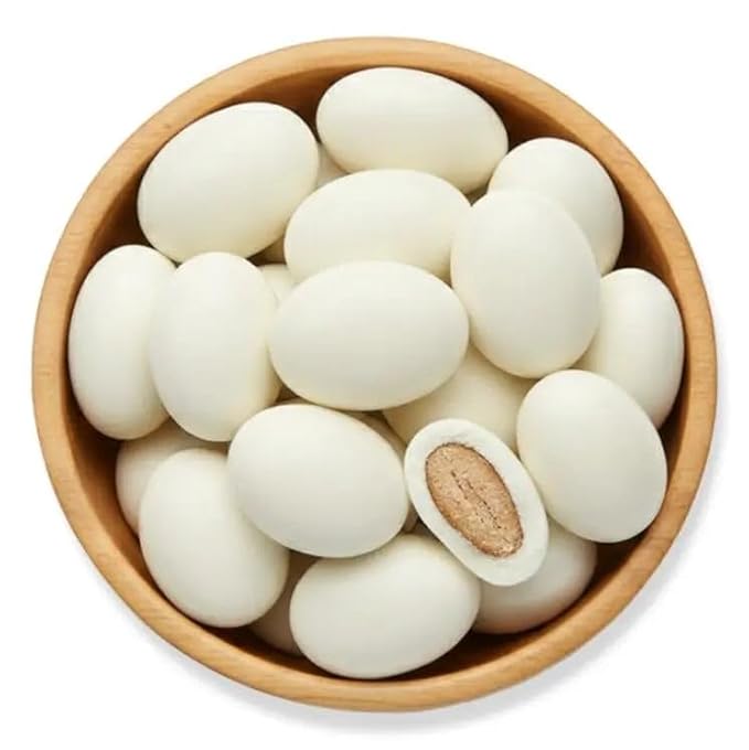 NY Spice Shop Yogurt Covered Almonds - 2 Pound Candy Coated Almond - Trail Mix Yogurt Almonds Sweet Nut Snacks - Gourmet Healthy Sweet Snacks for &amp Candy Buffet