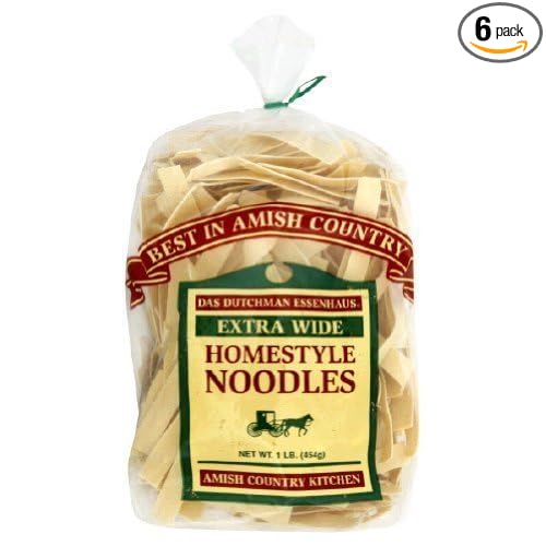 Essenhaus Amish Country Homemade Noodles X-Wide 16-Ounce Bags (Pack of 6) by Essenhaus