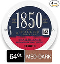 1850 Trailblazer Medium-Dark Roast Coffee 64 Count K Cups for Keurig Brewers