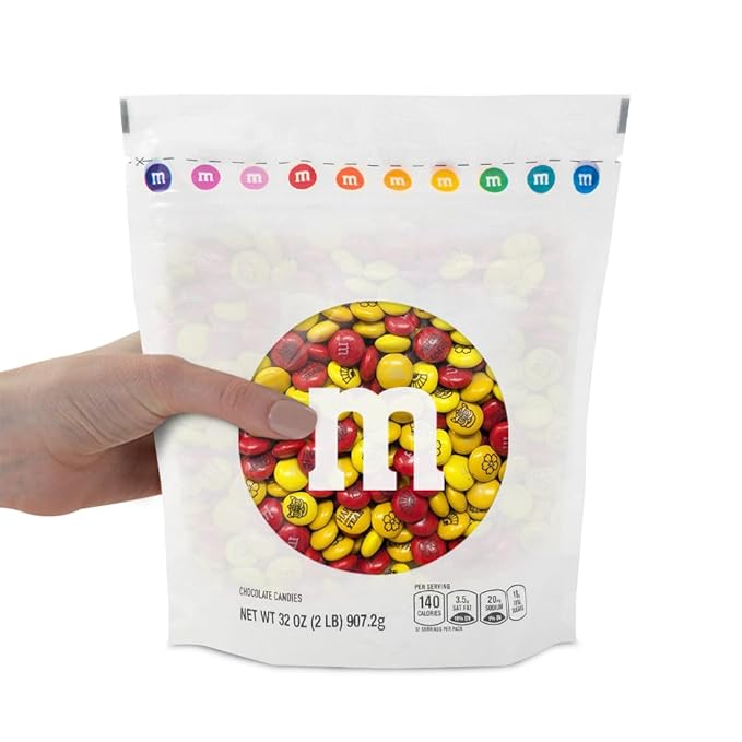M&ampM'S WORLD Lunar New Year Day Candy Blend Unique Pre-Designed M&ampM’S Candies for Party Décor DIY Favors or Gifts 2 lb Bulk
