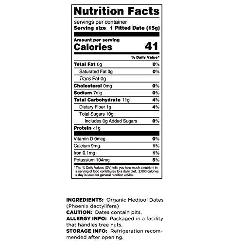 Terrasoul Superfoods Organic Medjool Dates 4 Lbs - Soft Chewy Texture | Sweet Caramel Flavor | Farm Fresh